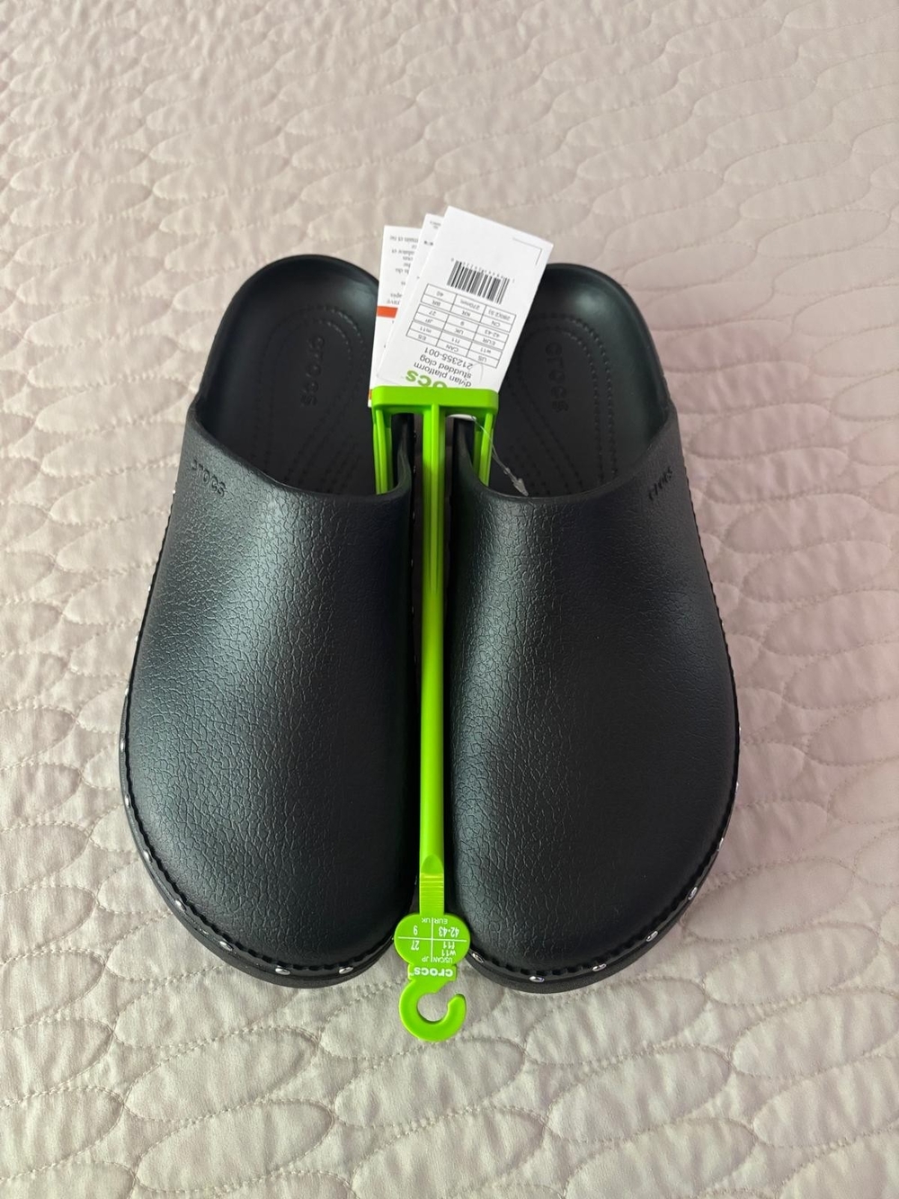 🖤 NEW Crocs Black Studded Platform Clogs | Women’s Size 11 🖤